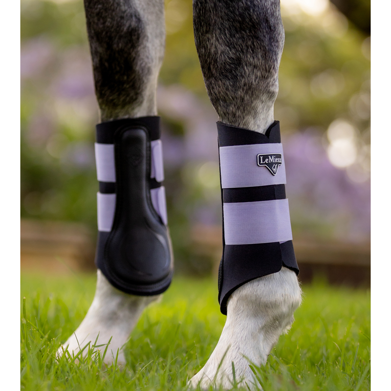 LeMieux Grafter Brushing Boots - Wisteria-4